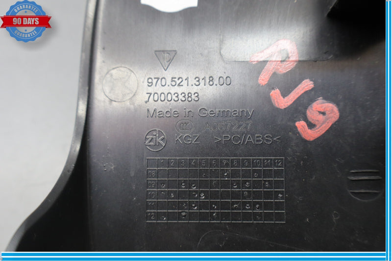 Load image into Gallery viewer, 10-16 Porsche Panamera Front Right Passenger Seat Inner Recliner Cover Trim Oem