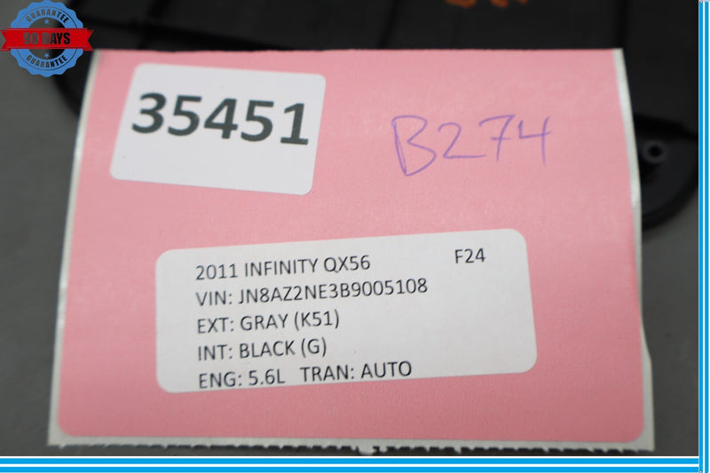 Load image into Gallery viewer, 11-17 Infiniti QX56 QX80 Rear Left Driver Side Interior Trunk Lid Panel Trim Oem