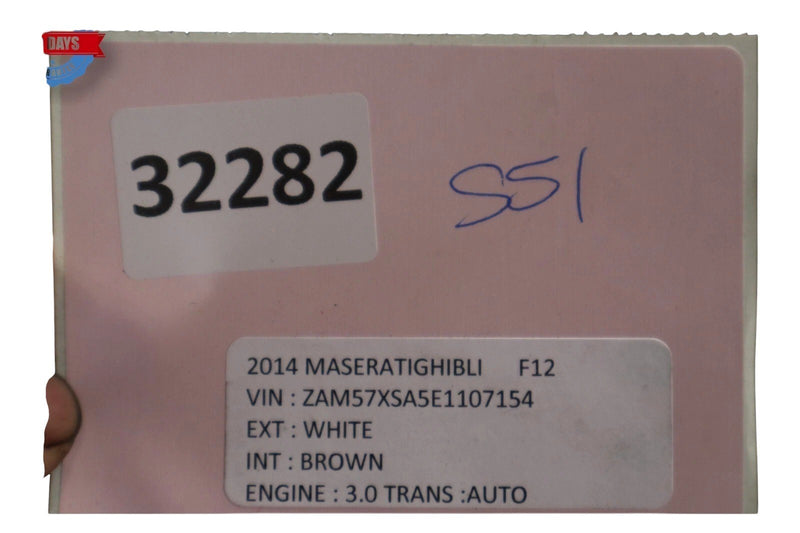 Load image into Gallery viewer, 14-22 Maserati Ghibli M157 Left Side Rocker Panel Side Skirt Molding White Oem