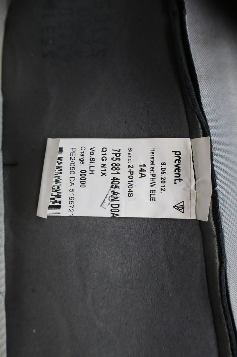 Load image into Gallery viewer, 11-18 Porsche Cayenne 958 Front left Side Lower Seat Bottom Cushion Cover Oem