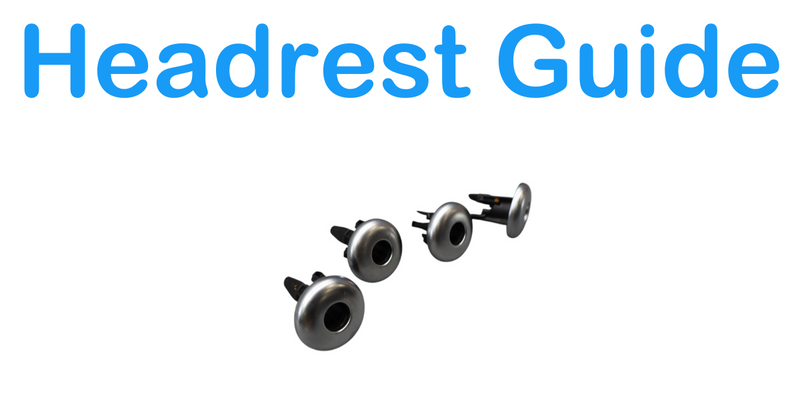 Load image into Gallery viewer, 06-12 Bentley Continental Flying Spur Front Left & Right Seat Headrest Guide Oem