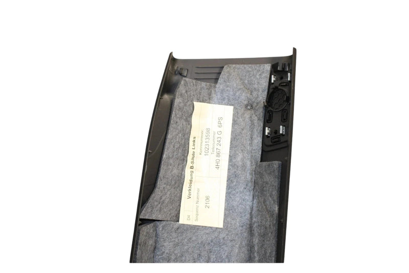 Load image into Gallery viewer, 11-18 Audi A8 Quattro Left Driver Side Lower B Pillar Trim Cover Panel Oem