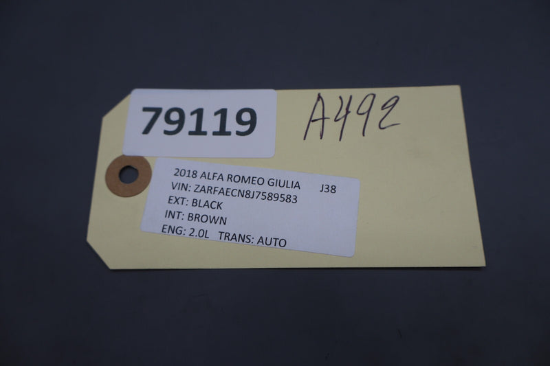 Load image into Gallery viewer, 17-23 Alfa Romeo Giulia Front Windshield Interior Rear View Mirror Black Oem