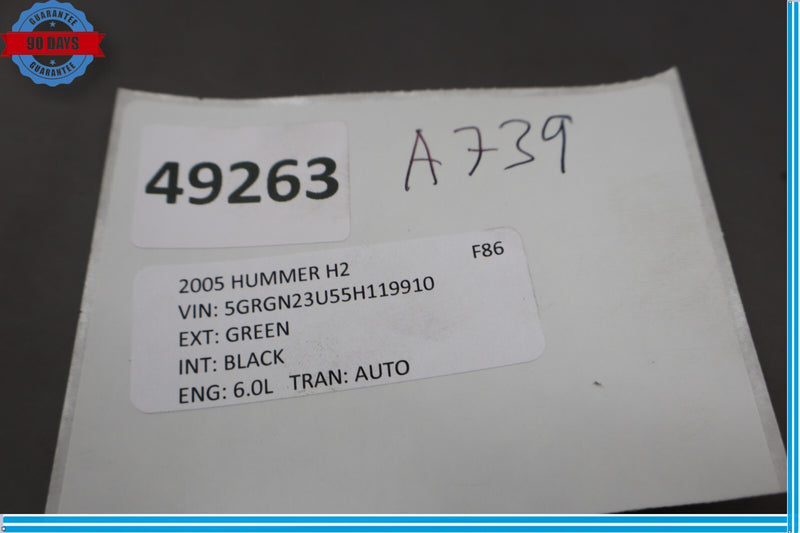 Load image into Gallery viewer, 03-09 Hummer H2 Front Left Driver Side Interior Door Handle 15186042 Oem