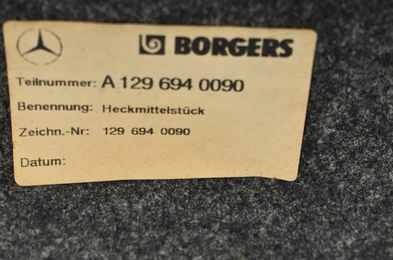 Load image into Gallery viewer, 90-02 Mercedes R129 SL320 300SL Trunk Cargo Luggage Cover Trim A1296940090 OEM