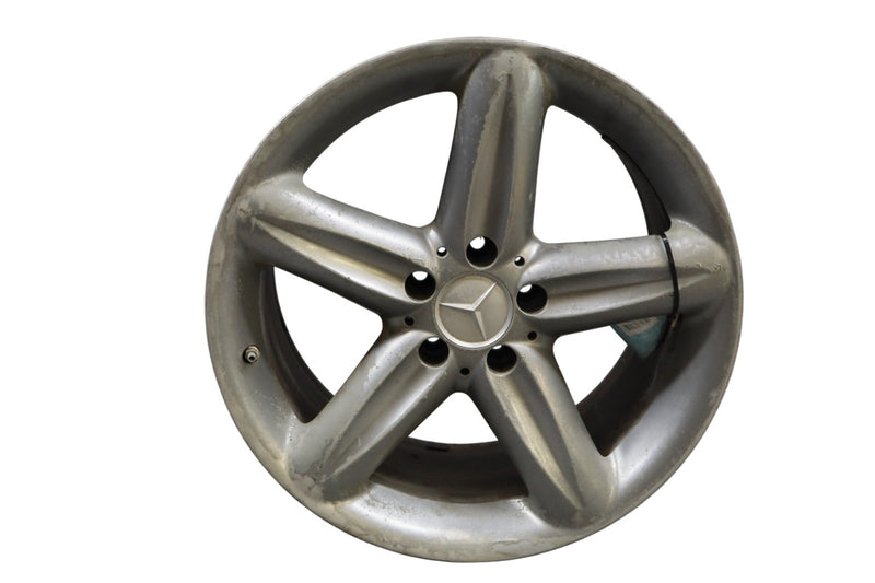 Load image into Gallery viewer, 03-08 Mercedes R230 SL500 9.5 x 18 18" Rear Wheel Rim Silver 2304010502 Oem