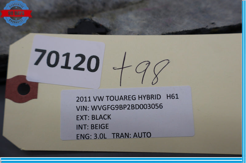 Load image into Gallery viewer, 11-17 Volkswagen VW Touareg Under Dash Right Side Trim Cover Panel & Lamp Oem