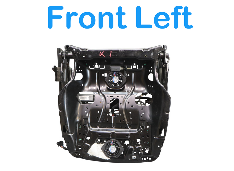 Load image into Gallery viewer, 07-15 Audi Q7 4L Front Left Drive Side Lower Seat Rail Frame W/ Motor Oem