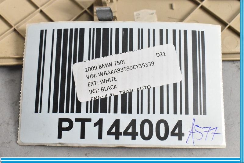 Load image into Gallery viewer, 09-12 BMW 750i 750Li F02 F01 Front Right Passenger Lower Seat Cover Panel Oem