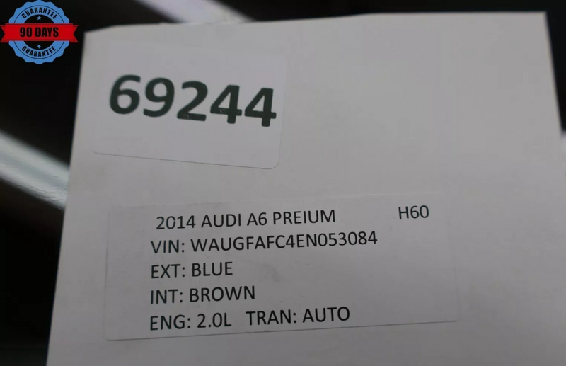 Load image into Gallery viewer, 12-15 Audi A6 A6 Quattro Front Driver Side Door Window Auto Glass 4G0845201 Oem