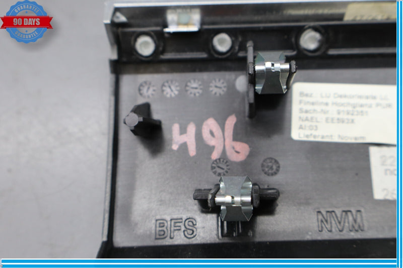 Load image into Gallery viewer, 09-15 BMW 750i 750Li xDrive Front Dash Climate Control Switch Trim Bezel Oem