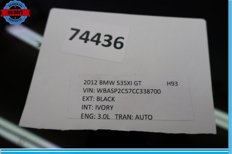 Load image into Gallery viewer, 10-17 BMW 535i GT xDrive Rear Right Passenger Side Quarter Window Glass Oem