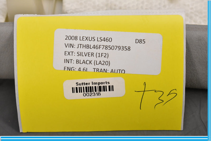Load image into Gallery viewer, 07-12 Lexus LS460 XF40 Front Left Driver A Pillar Trim Panel Cover Oem