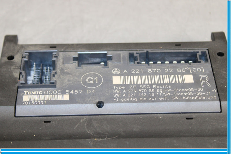 Load image into Gallery viewer, 07-13 Mercedes W221 S600 Front Right Side Under Seat Control Module Unit Oem