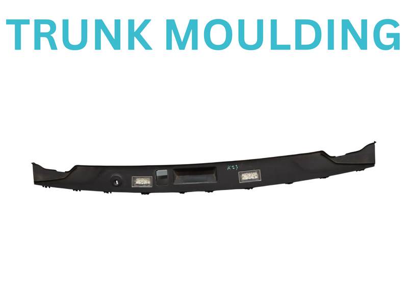 Load image into Gallery viewer, 09-15 BMW 750Li 750i F01 F02 Trunk Lid Handle Molding W/ License Plate Light Oem