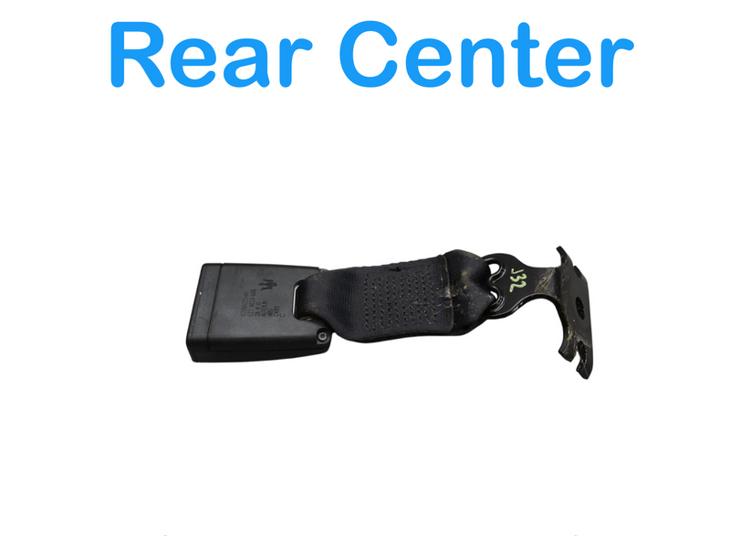 Load image into Gallery viewer, 14-22 Maserati Ghibli M157 Rear Center Side Seat Belt Buckle Black Oem