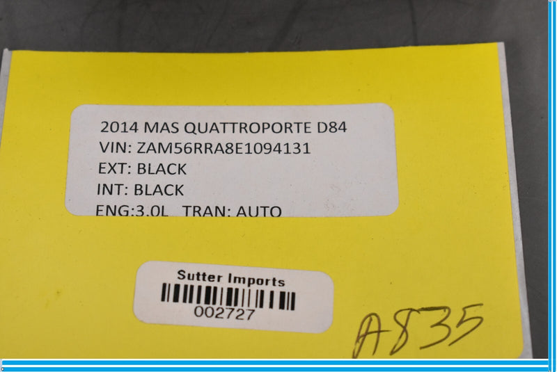 Load image into Gallery viewer, 14-20 Maserati Quattroporte Front Right Strut Shock Absorber Cap Cover Oem