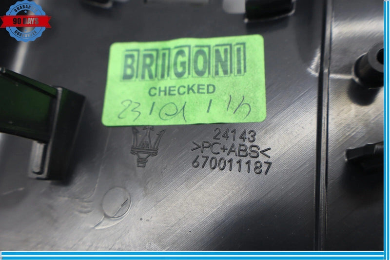 Load image into Gallery viewer, 14-17 Maserati Ghibli Front Center Console Shifter Switch Panel Bezel Trim OEM