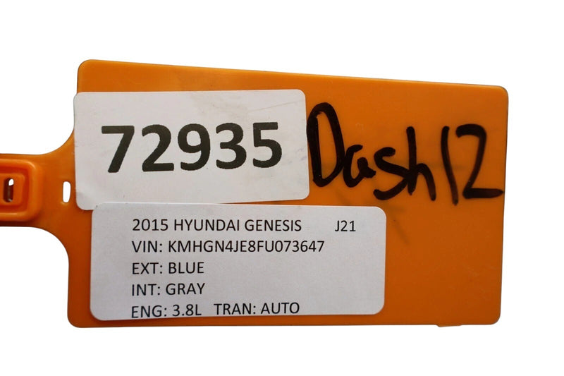 Load image into Gallery viewer, 15-20 Hyundai Genesis Front Dash Board Dashboard Instrument Panel OEM