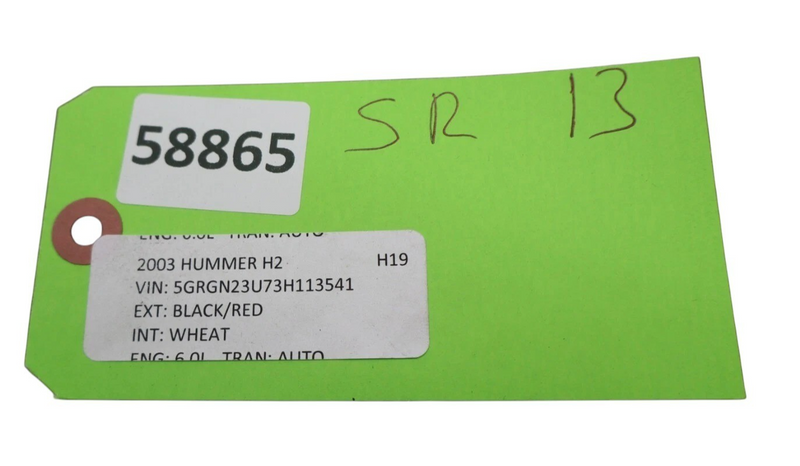 Load image into Gallery viewer, 03-07 Hummer H2 Front Front Right Passenger Seat Track Frame W/Motors Black Oem