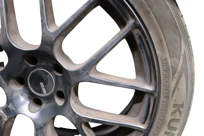 Load image into Gallery viewer, Enkei Raijin 19" Semi-Gloss Black Alloy Wheel Rim 19x8.5J 19x9.5J Set Of 4 Oem