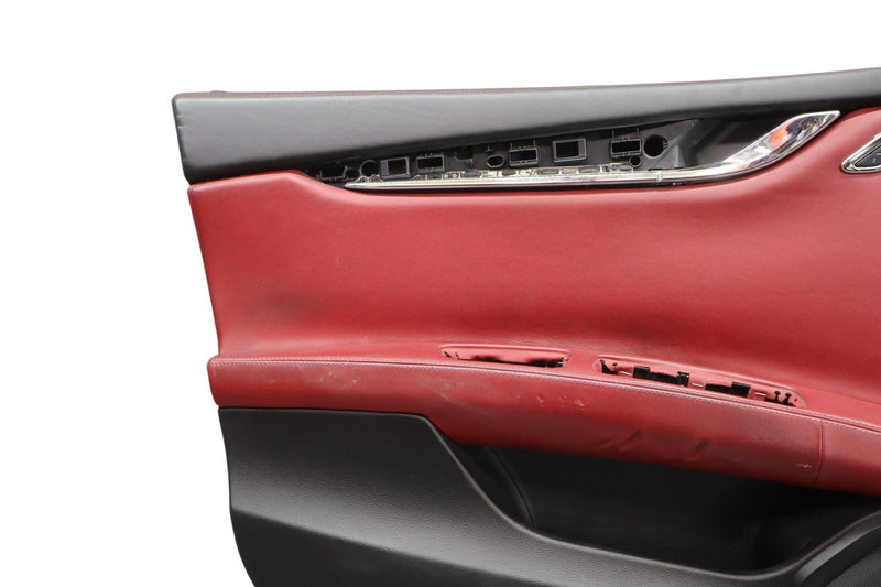 Load image into Gallery viewer, 14-18 Maserati Quattroporte Front Left Driver Side Interior Door Panel Oem