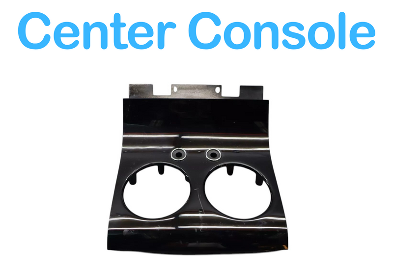 Load image into Gallery viewer, 03-10 Bentley Continental GT Rear Center Console A/C Air Vent Trim Black Oem