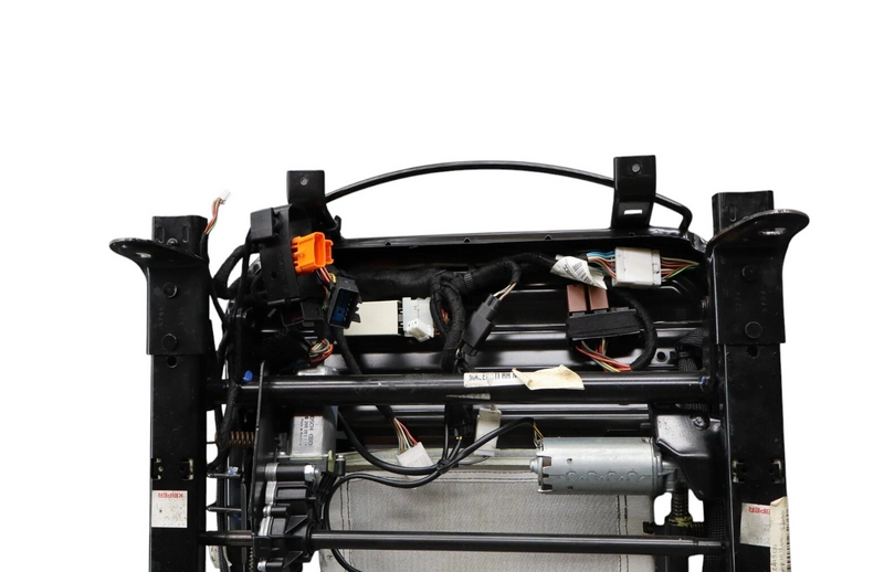 Load image into Gallery viewer, 03-13 Maserati Quattroporte Front Right Seat Rail Track Frame W/Motors Black Oem