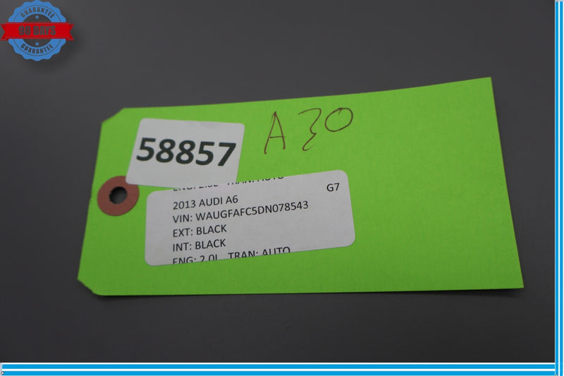Load image into Gallery viewer, 12-15 Audi A6 Quattro Front Right Passenger Side Sun Visor Sunvisor Black Oem