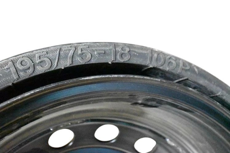 Load image into Gallery viewer, 07-15 Audi Q7 Emergency Spare Wheel Rim Tire 6.5 x 18 H2 ET53 Black OEM