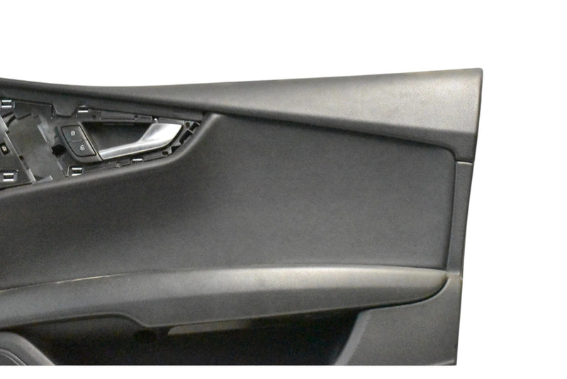 Load image into Gallery viewer, 12-17 Audi A7 S7 Front Right Passenger Side Interior Door Panel Trim Black OEM