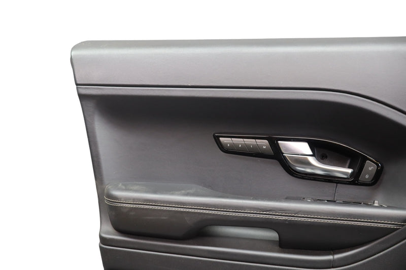 Load image into Gallery viewer, 12-19 Range Rover Evoque L538 Front Left Door Trim Panel Assembly Black Oem