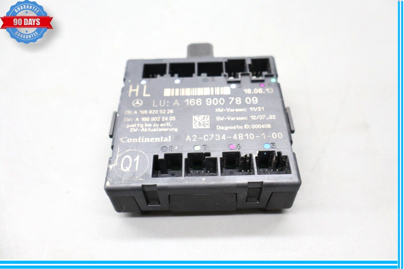 Load image into Gallery viewer, 12-19 Mercedes GL550 GL450 X166 Rear Left Driver Side Door Control Module Oem