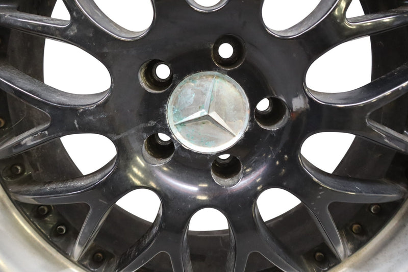 Load image into Gallery viewer, Used Alloy Wheels Ssw Mesh038 5 Holes 112 Black Glass Edge Et45 8-18 Inches