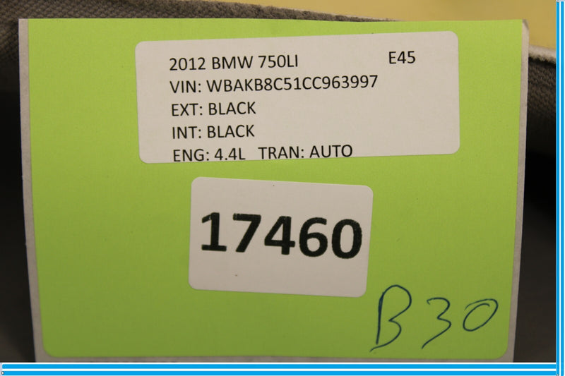 Load image into Gallery viewer, 09-12 BMW 750Li F01 F02 Right Passenger Side Upper B Pillar Trim Cover Oem