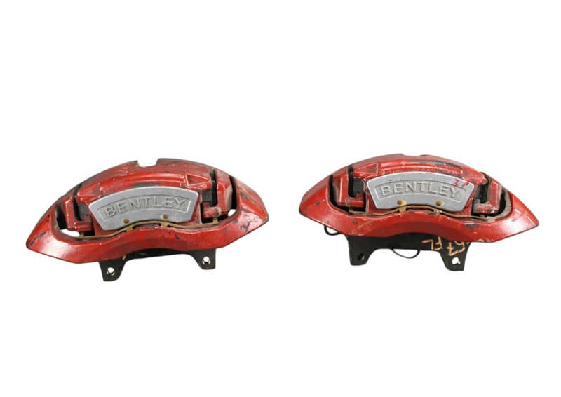Load image into Gallery viewer, 05-11 Bentley Continental Front Left & Right Side Brake Calipers Red OEM