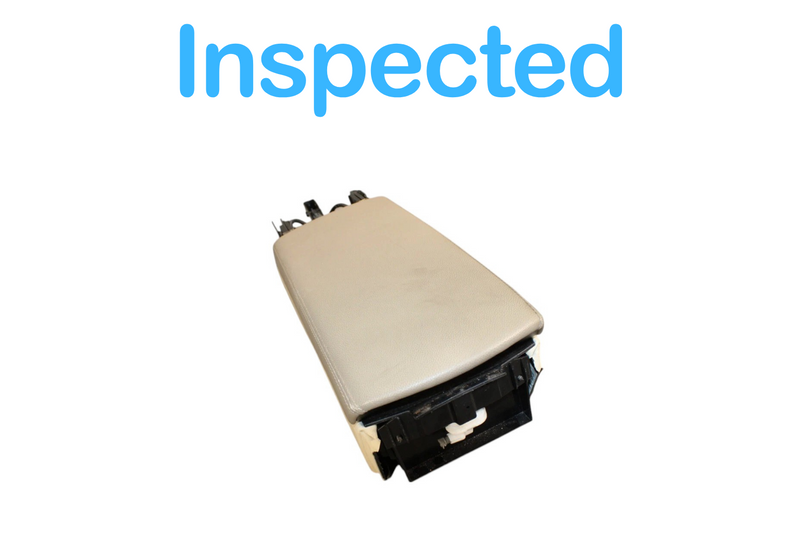 Load image into Gallery viewer, 03-06 Mercedes R230 SL550 Center Console Arm Rest Storage Compartment Beige Oem