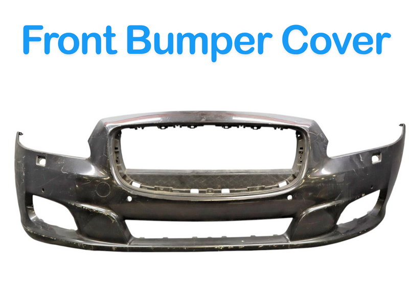 Load image into Gallery viewer, 10-15 Jaguar X351 XJL XJ XJR Front Bumper Cover Panel Black AW9317B971BA OEM