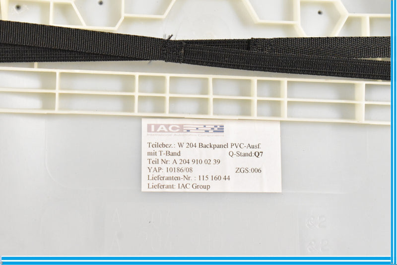 Load image into Gallery viewer, 08-14 Mercedes W204 C350 Seat Back Cover Panel Front Left Black OEM