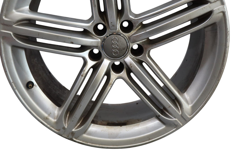 Load image into Gallery viewer, 11-17 Audi A8 A8L Quattro 9JX20H2 Spoke 5 Alloy Wheel Disc Rim Silver 20" Oem