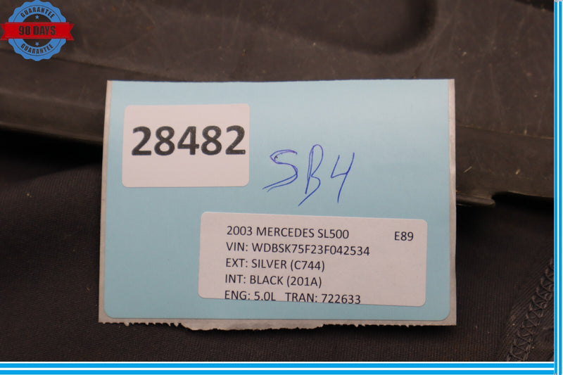 Load image into Gallery viewer, 03-06 Mercedes R230 SL500 SL600 Front Left Driver Side Seat Back Cover Oem