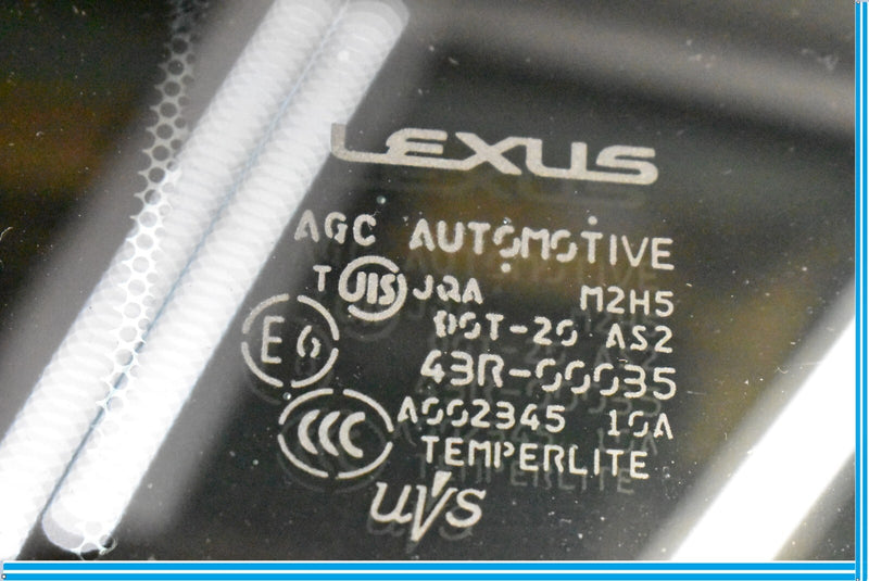 Load image into Gallery viewer, 07-17 Lexus LS460 Rear Left Driver Back Door Vent Window Glass Oem