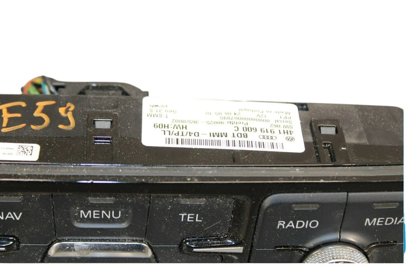 Load image into Gallery viewer, 11-18 Audi S8 A8 Quattro MMI Radio Multimedia Control Panel Switch 4H1919600 OEM