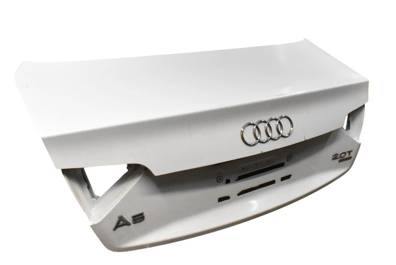 Load image into Gallery viewer, 08-16 Audi A5 Quattro Coupe Rear Trunk Deck Lid Hatch Trim Cover Panel White OEM