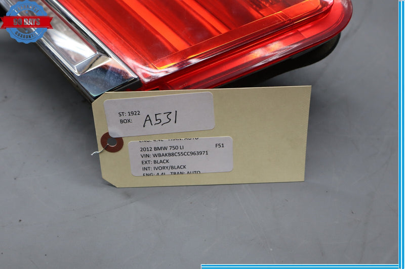 Load image into Gallery viewer, 09-15 BMW 740i 750Li xDrive Rear Right Passenger Side Inner Tail Light Oem