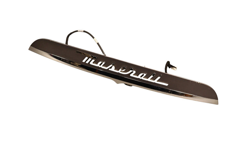 Load image into Gallery viewer, 14-19 Maserati Ghibli Rear Trunk Lid Licence Molding Trim Handle W/ Camera OEM