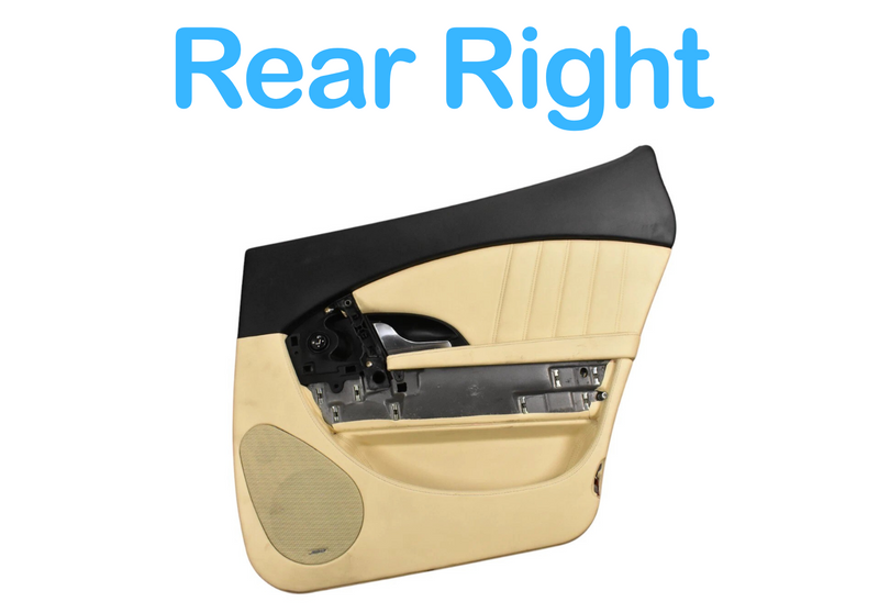 Load image into Gallery viewer, 03-13 Maserati Quattroporte Rear Right Passenger Interior Door Panel Trim Oem