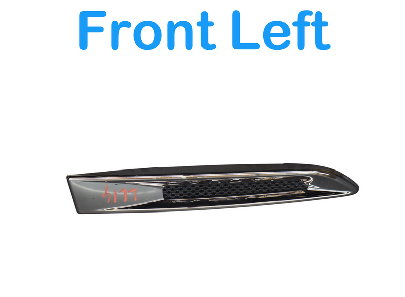 Load image into Gallery viewer, 16-20 Jaguar XF X260 Front Left Fender Wing Grill Vent Molding Trim Cover Oem