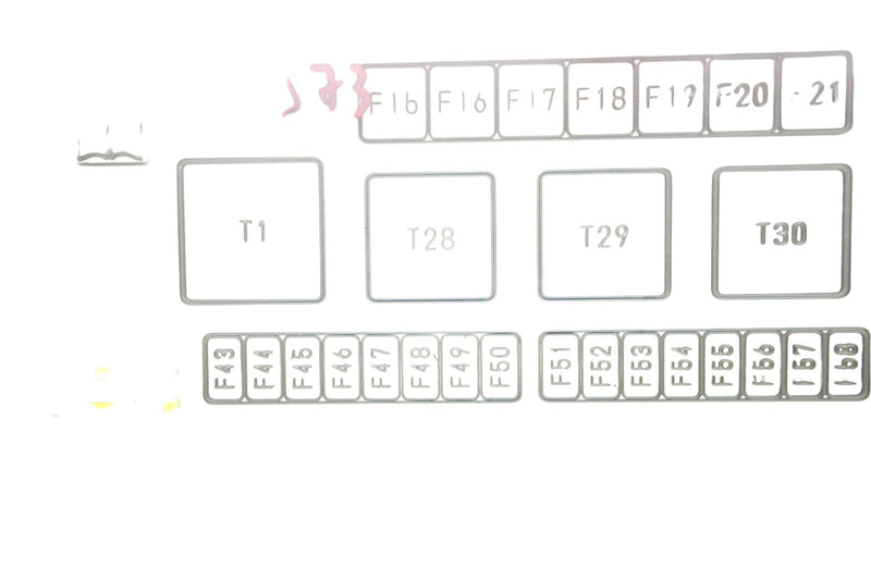 Load image into Gallery viewer, 14-17 Maserati Ghibli Rear Trunk Fuse Box Lid Cover Black 7271381830 Oem