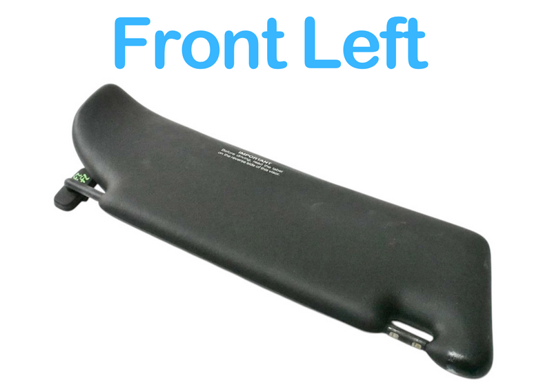 Load image into Gallery viewer, 92-99 Mercedes W140 S320 500SEL Front Left Driver Side Sun Visor Shade Black Oem